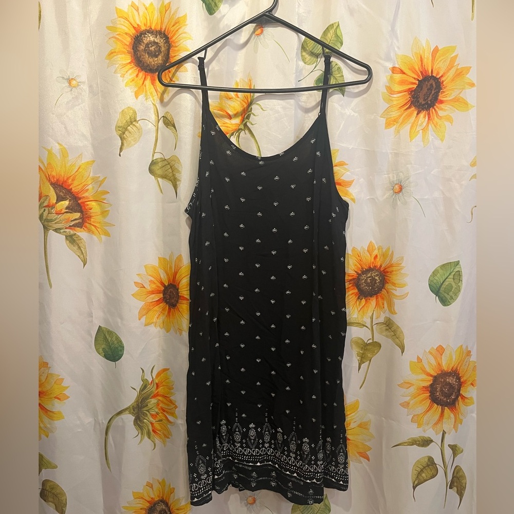 Mossimo Supply Co. Black Dress with White Accents